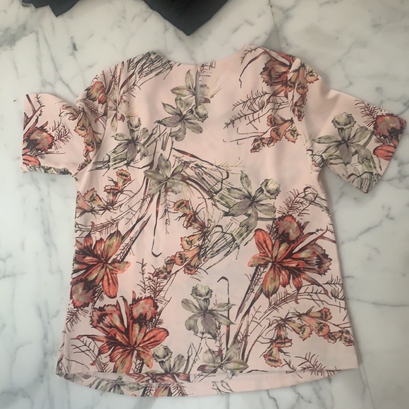 Autograph Pink top, floral top, party top, ladies top, women wear, women top - Picture 5 of 5